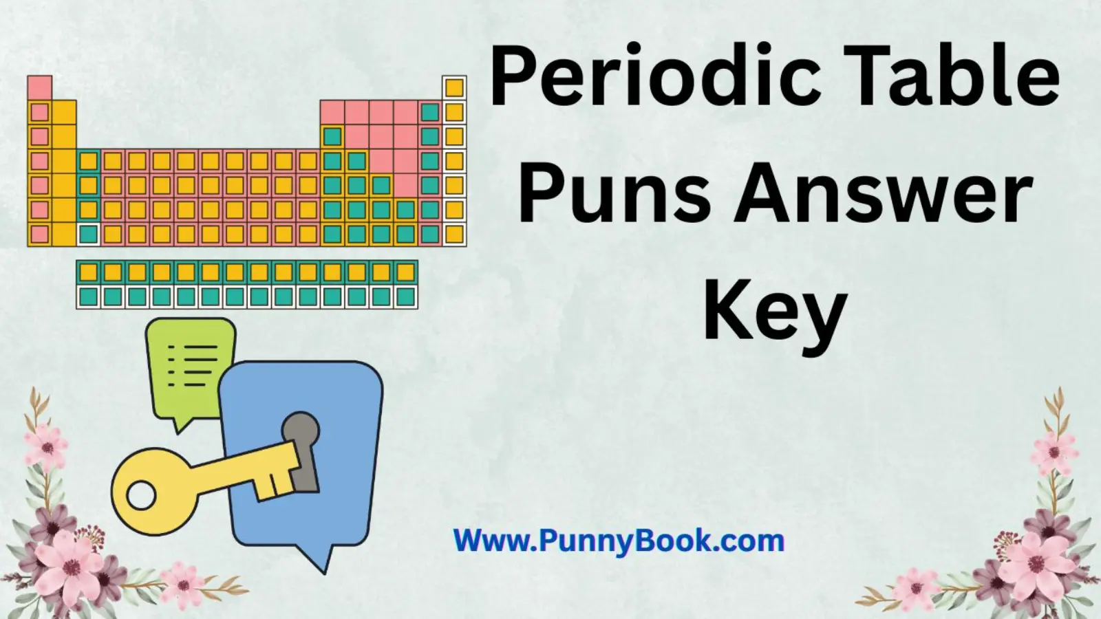 Periodic Table Puns Answer Key