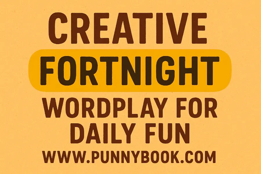 Creative fortnight wordplay for daily fun