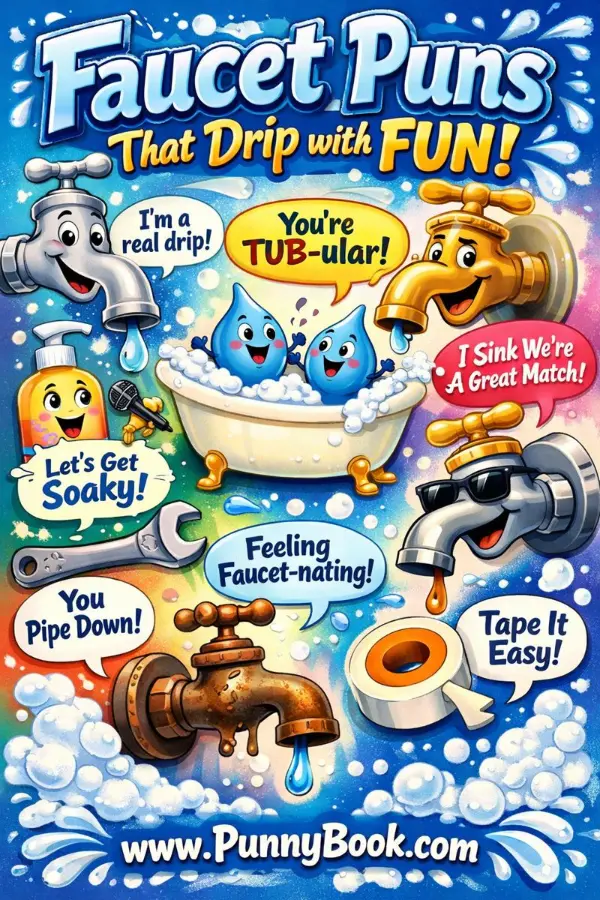 Faucet puns that drip with fun
