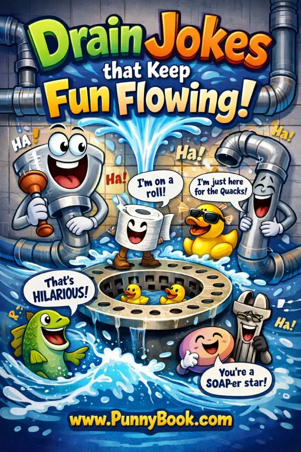 Drain jokes that keep fun flowing