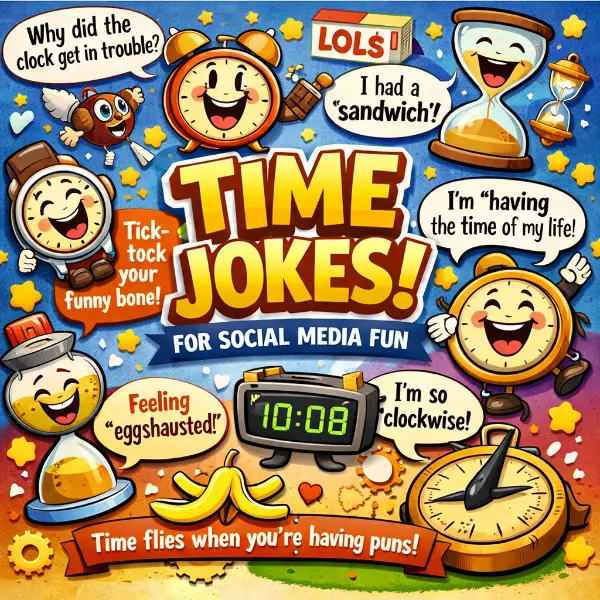Time Jokes For Social Media Fun