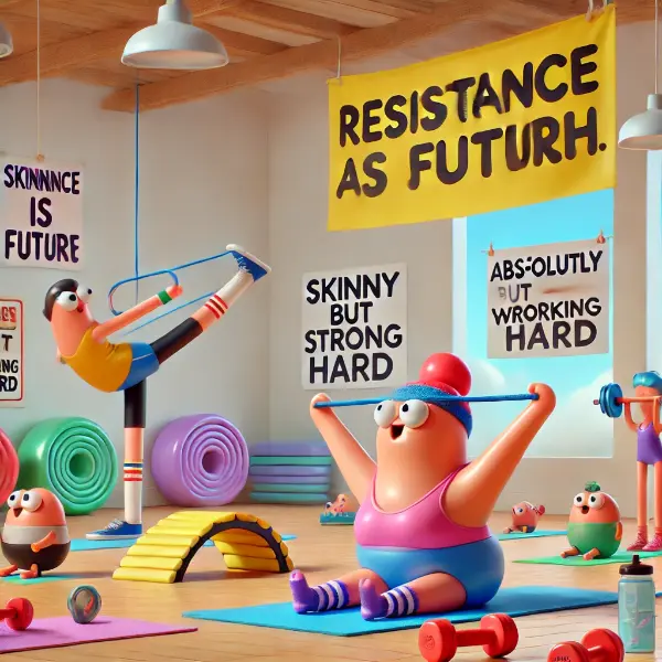 Hilarious Exercise and Skinny Puns
