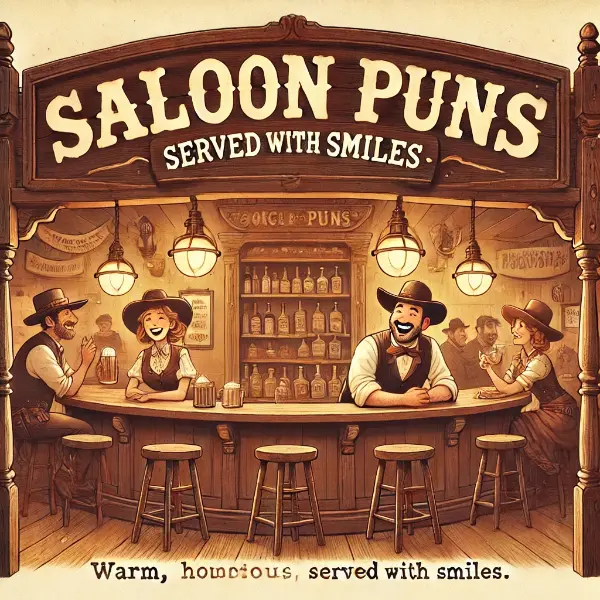 Saloon Puns Served With Smiles