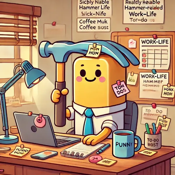 Relatable hammer puns for work life