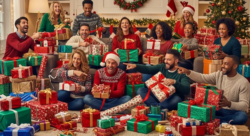 Gift Wrapping Laughter