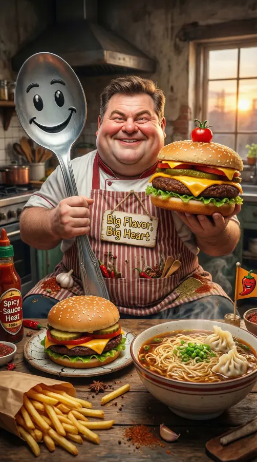 Food Loving Fat Jokes With Big Flavor