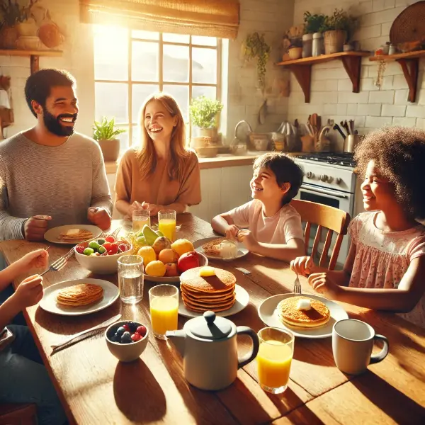 Breakfast Table Smiles