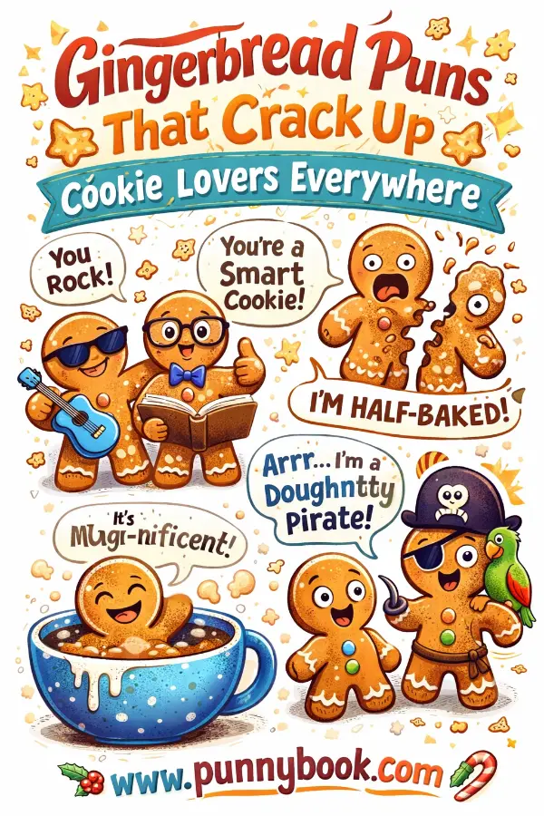 Gingerbread Puns That Crack Up Cookie Lovers Everywhere