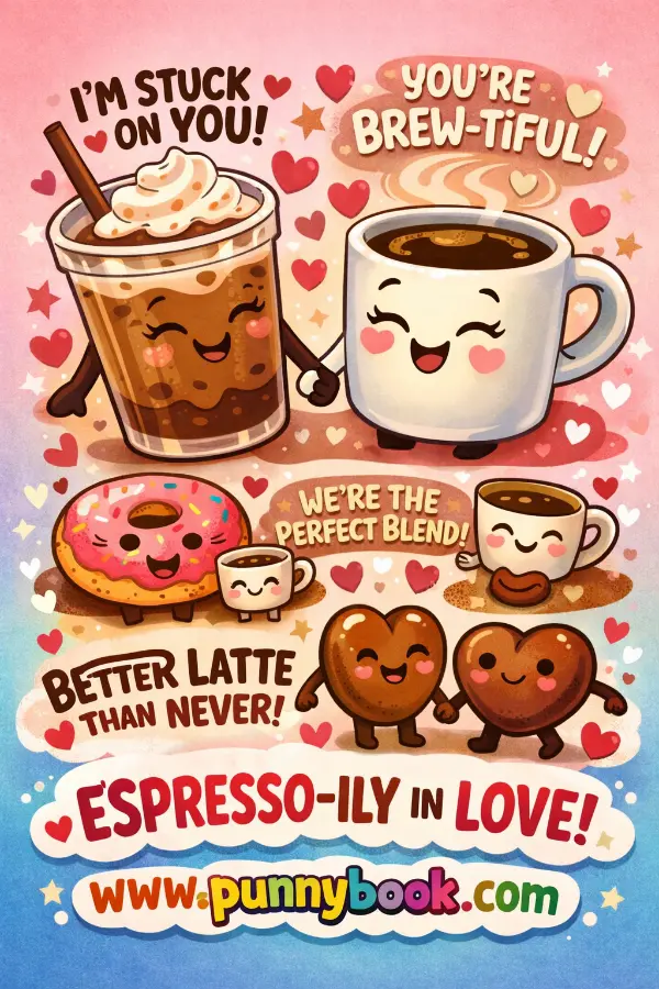 Sweet Coffee Couple Puns
