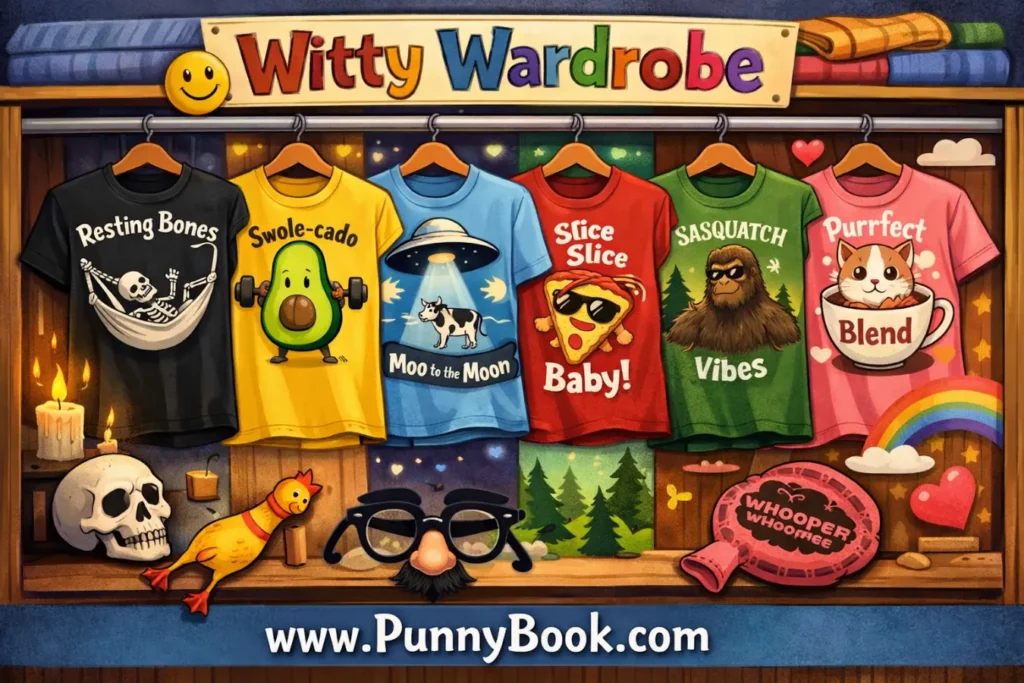 Wardrobe humor that fits every mood