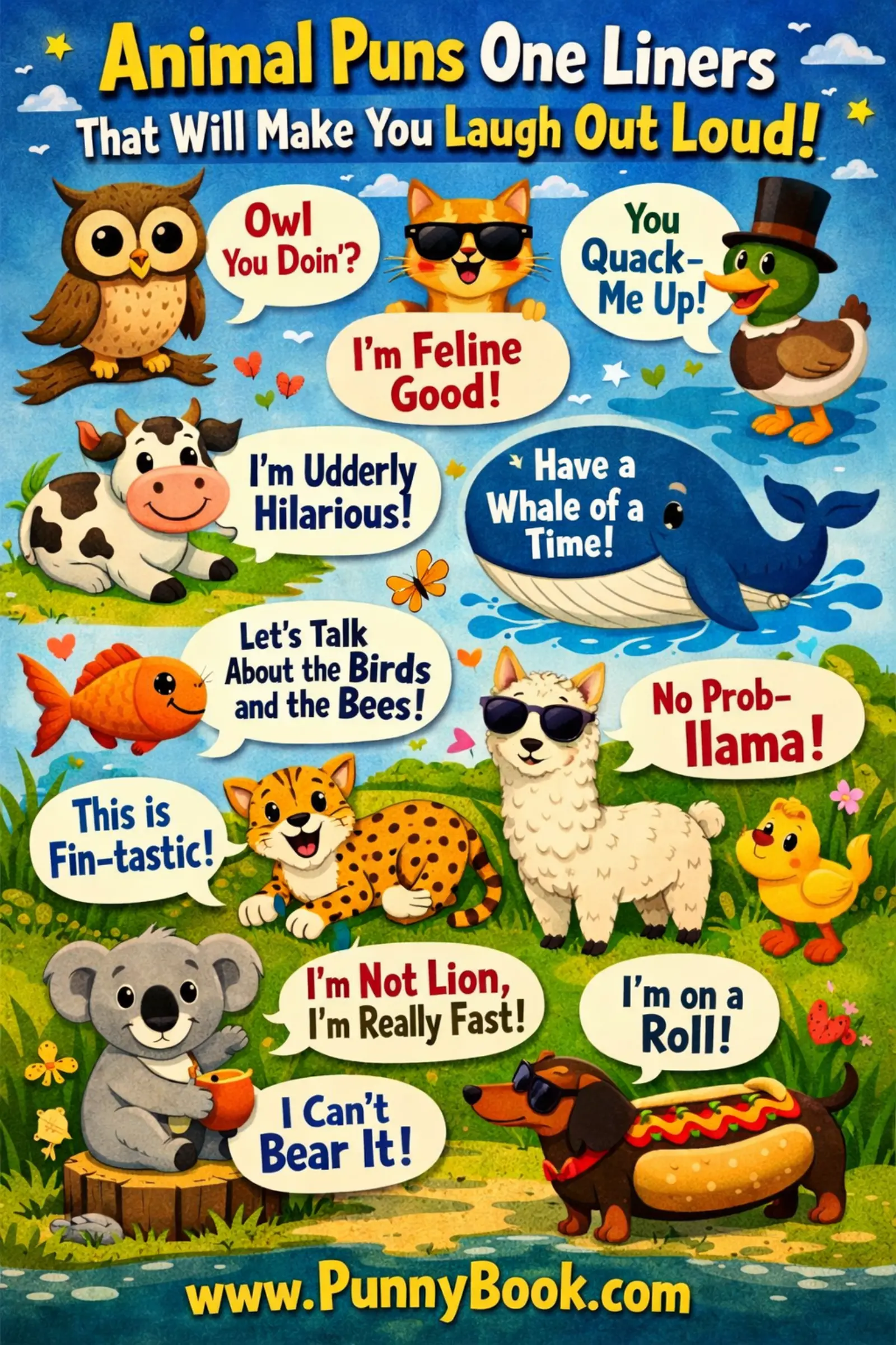 Animal Puns One Liners That Will Make You Laugh Out Loud