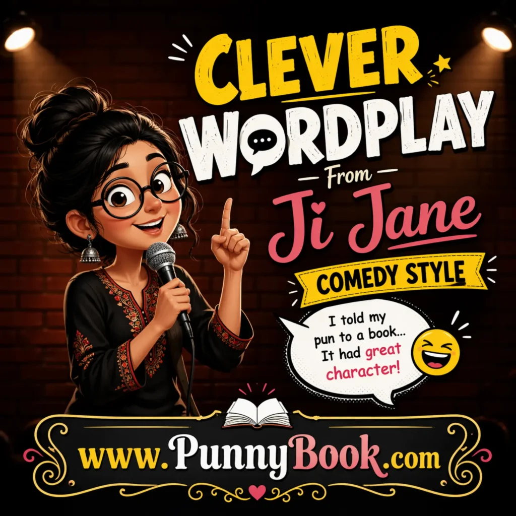 Clever Wordplay From Ji Jane Comedy Style