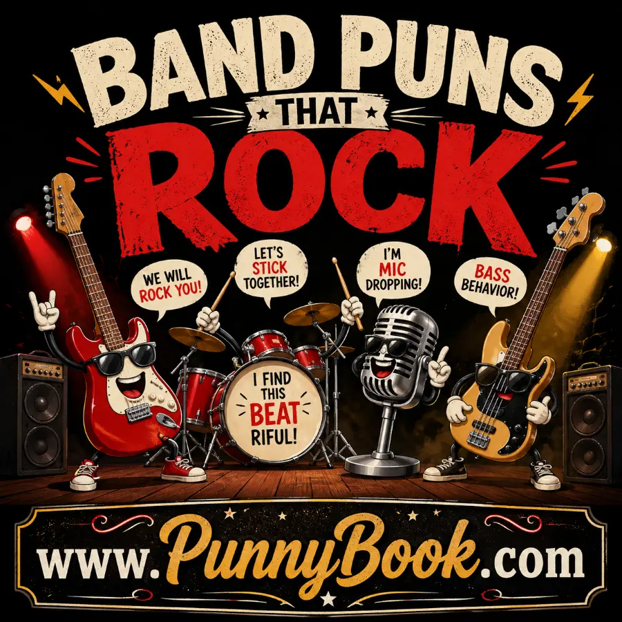 Band puns that rock
