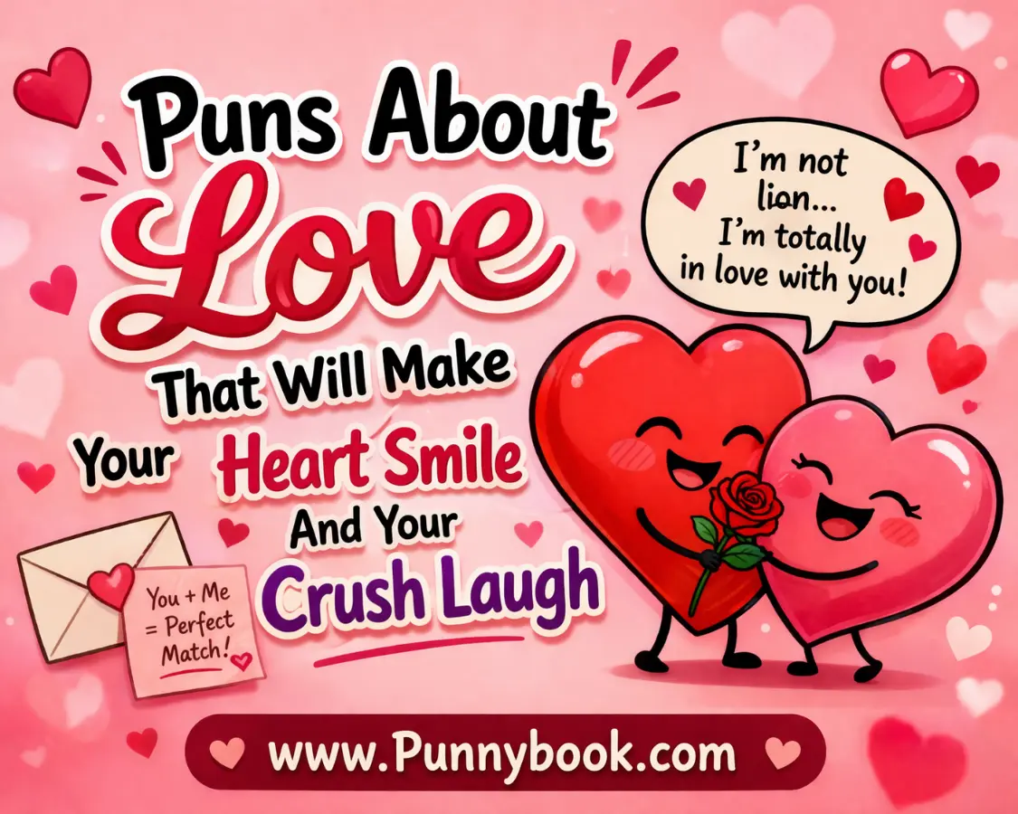 Puns About Love That Will Make Your Heart Smile And Your Crush Laugh