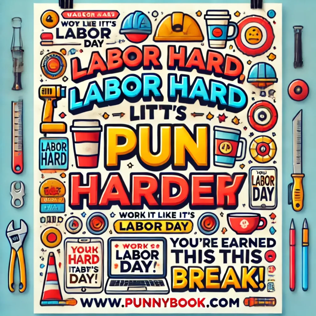 Clever labor day puns for social media captions