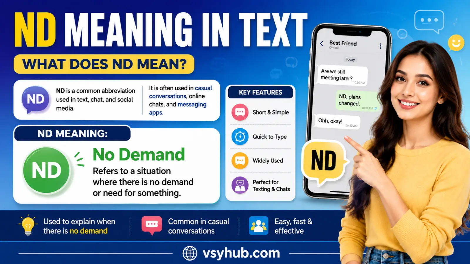 nd meaning in text