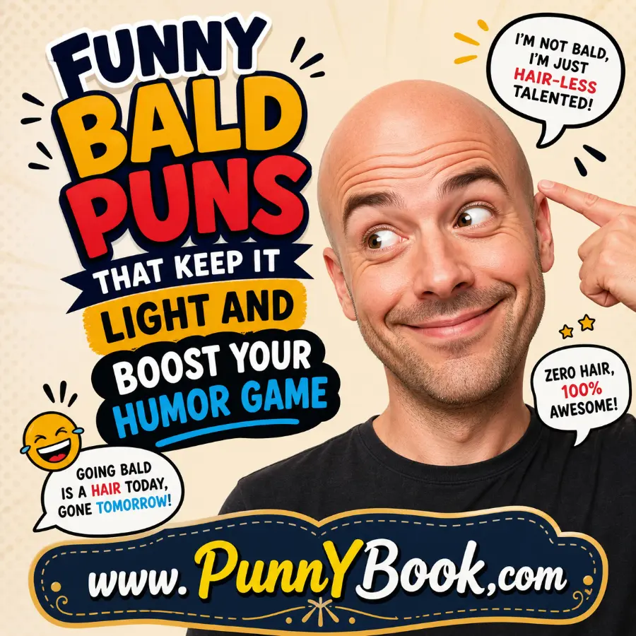 Funny Bald Puns That Keep It Light