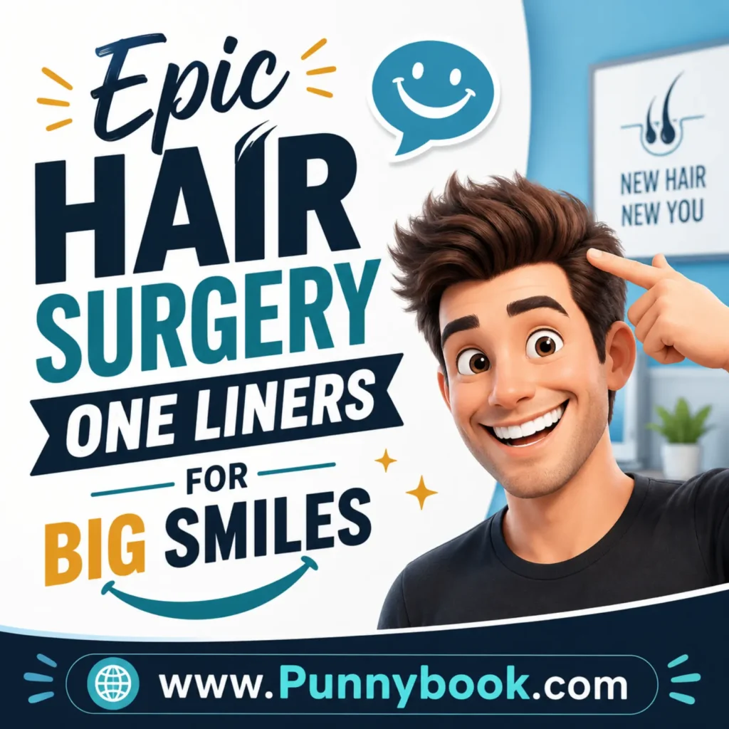 Epic Hair Surgery One Liners For Big Smiles.