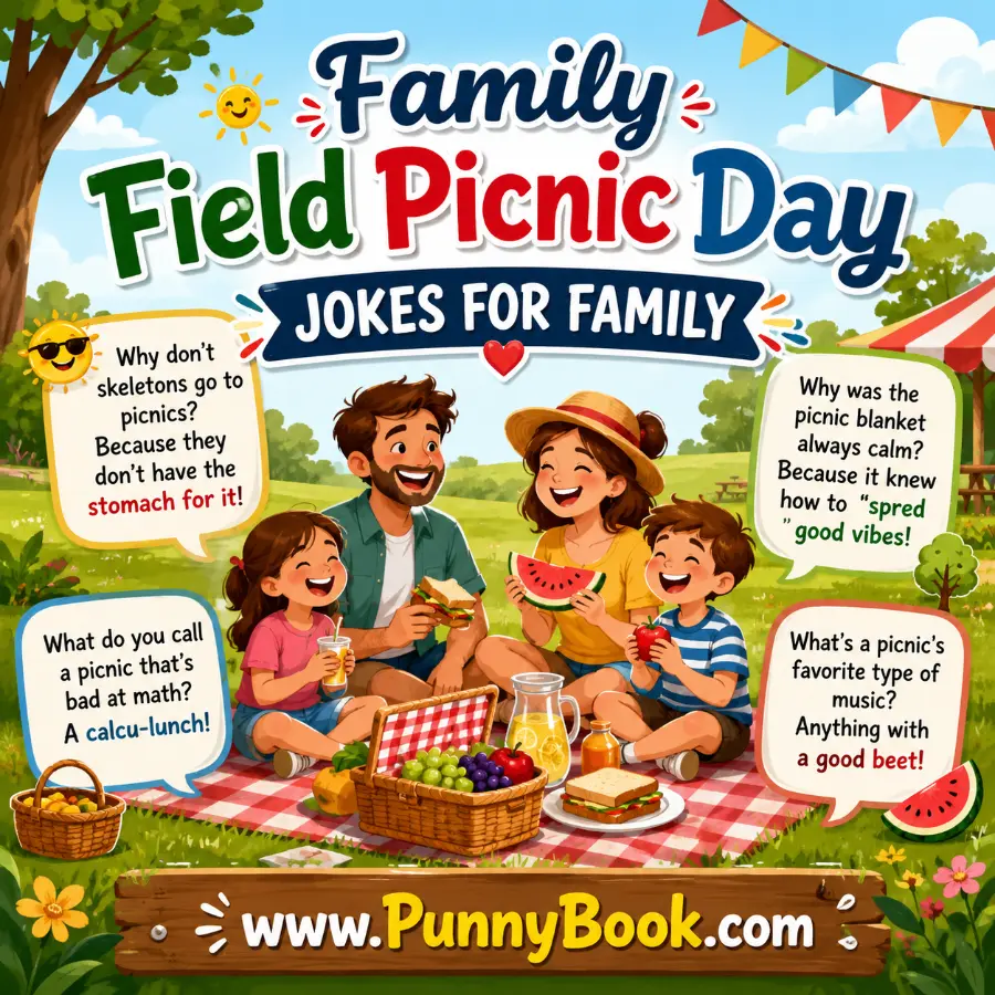Family Field Picnic Day Jokes for Family