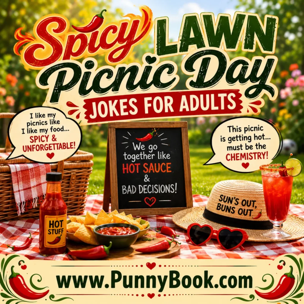 Spicy Lawn Picnic Day Jokes for Adults