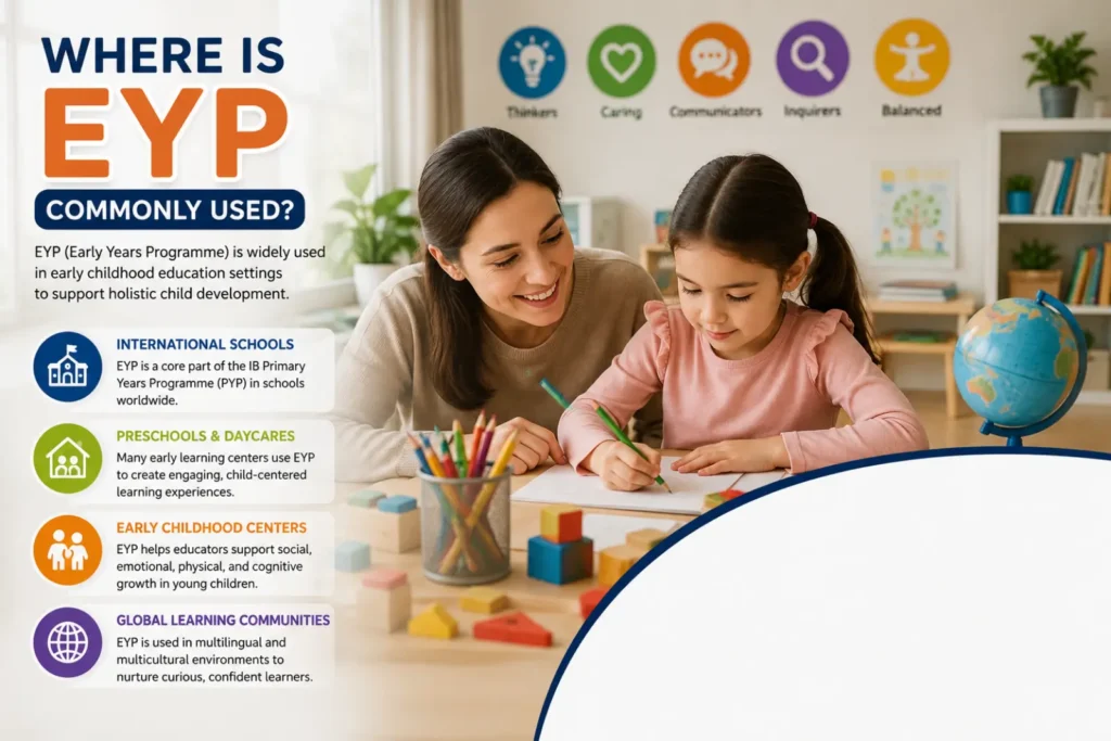 Where is eyp commonly used?