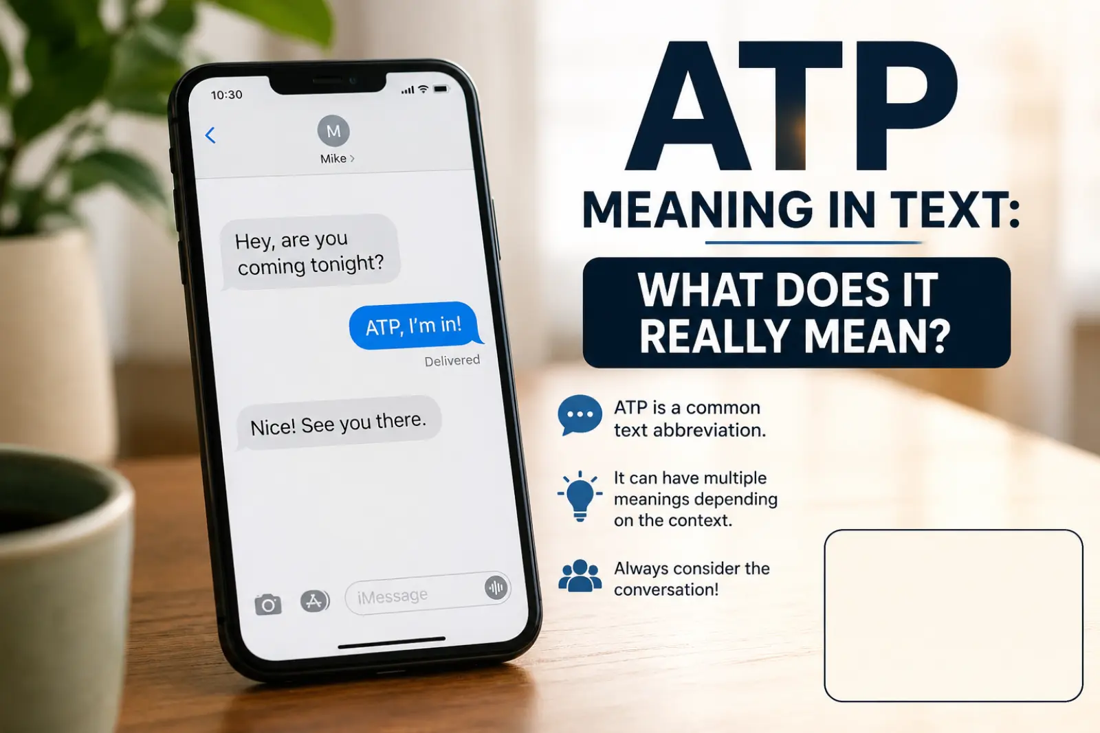 ATP Meaning in Text: What Does It Really Mean?
