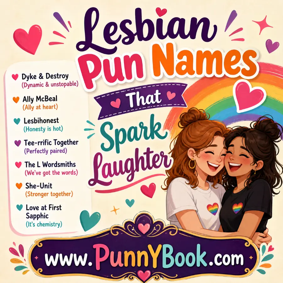Lesbian Pun Names That Spark Laughter