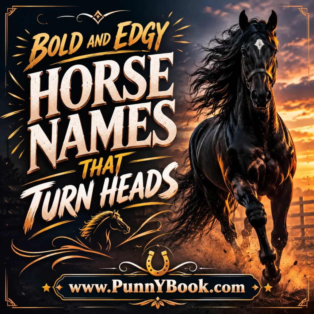 Bold And Edgy Horse Names That Turn Heads