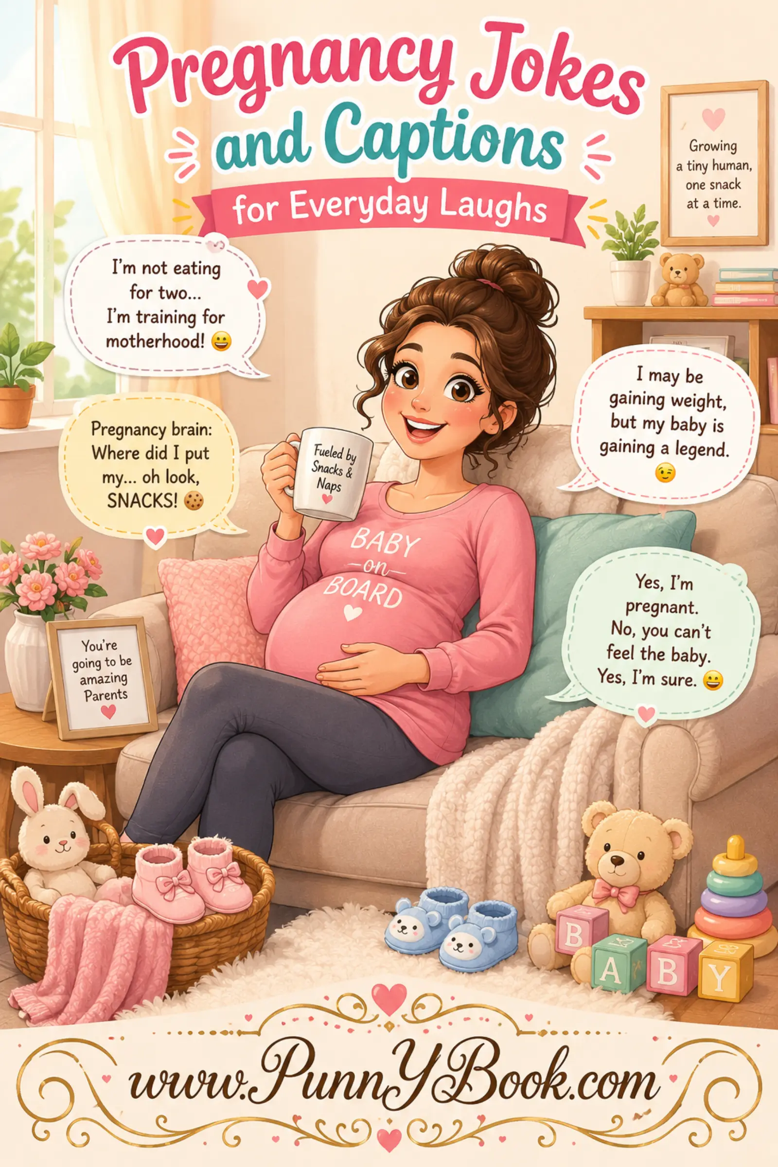 150+ Pregnancy Jokes And Captions For Everyday Laughs
