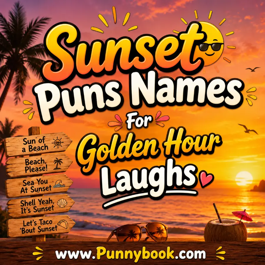 Sunset Puns Names