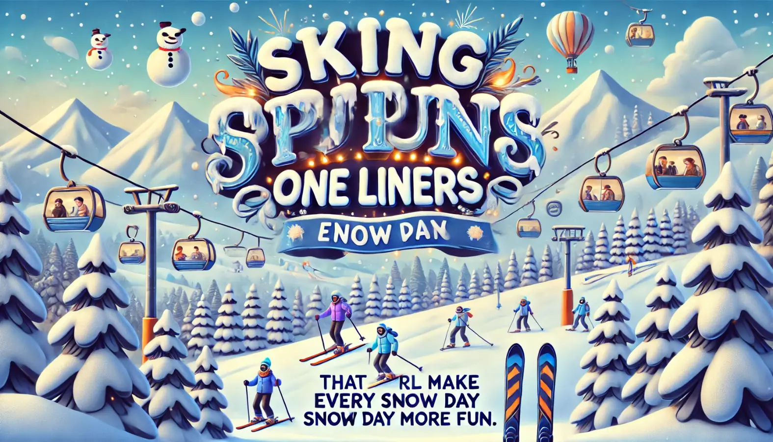 Skiing Puns One Liners That Will Make Every Snow Day More Fun.