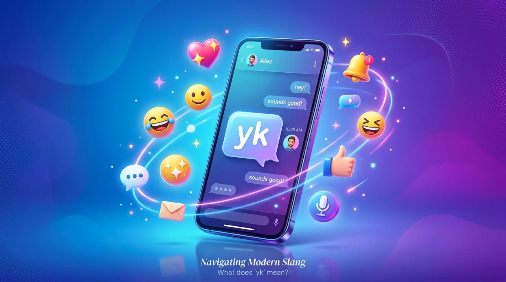 yk meaning in text