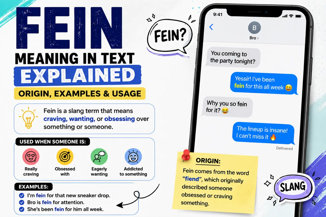 Fein Meaning in Text Explained: Origin, Examples & Usage