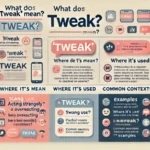 tweak meaning slang